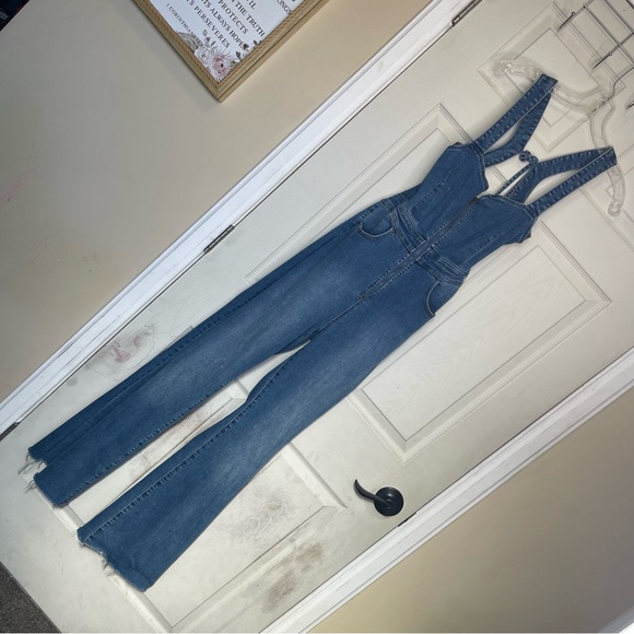 We The Free Pants - Free People Women We The Free Curvy 2nd Ave One Piece Jumpsuit Sz 4